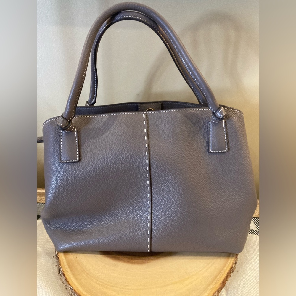 Tory Burch Gray Satchel and Wallet Set - Picture 7 of 15